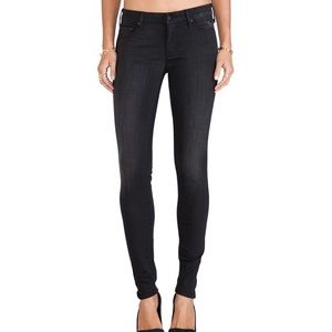 MOTHER the Looker Black Skinny Jeans